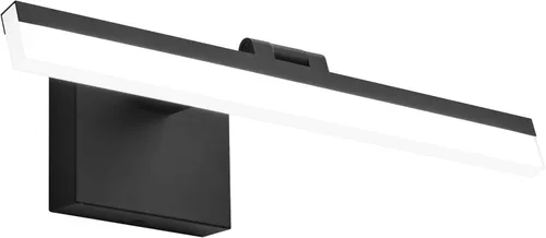 Vista 22 de SOLFART Luces LED ajustables de 18 pulgadas para tocador de baño, luces de baño sobre espejo, luz de tocador negra, accesorios de iluminación
