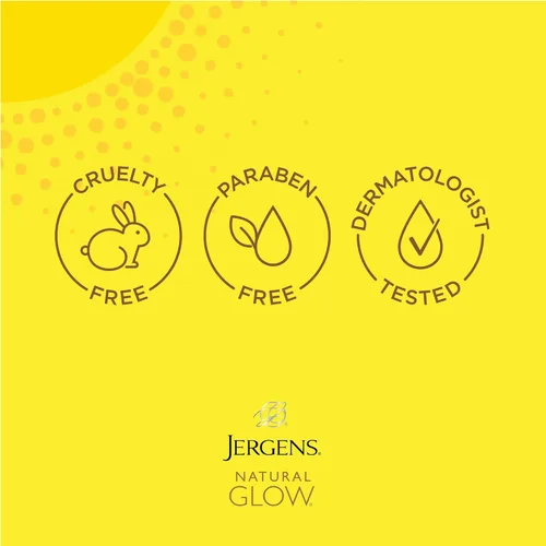 Vista 5 de Jergens Paquete de sol instantáneo de brillo natural: mousse de bronceado sin sol de bronce profundo, botella de 6 onzas y guante aplicador