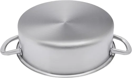 Vista 4 de Olla caliente Shabu Shabu de doble sabor con divisor y cucharón de sopa, olla Shabu Shabu Shabu de acero inoxidable 304, olla caliente de doble cara