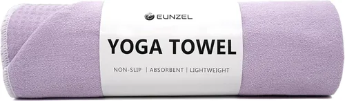 Vista 14 de Eunzel Toalla de yoga caliente – Toalla de microfibra antideslizante para esterilla de yoga con punto de agarre absorbente de sudor, toalla