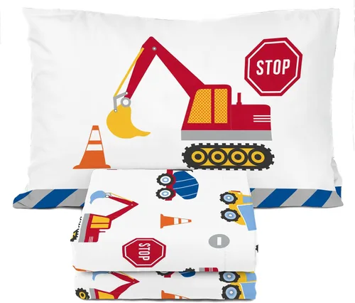 Vista 12 de Juego de sábanas para niños Sunny Side Up incluye sábanas y funda de almohada - 100% ropa de cama de microfibra y decoración para la habitación