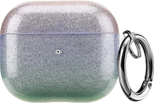 SaharaCase Sparkle Series - Funda para Apple AirPods 3 (2021 3ª generación) [Robusta] protección de cuerpo completo, agarre antideslizante, delgado