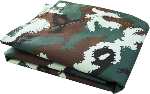 Vista 2 de F&J Outdoors Lonas de lona resistentes al agua, resistentes a los rayos UV, 10 onzas, cubierta de lona resistente para automóvil, barco, campamento