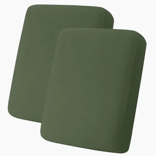 Vista 158 de hyha Fundas de cojín de sofá estampadas, fundas de sofá florales lavables para sofás con 2 cojines, fundas de cojín de patrón elástico para muebles