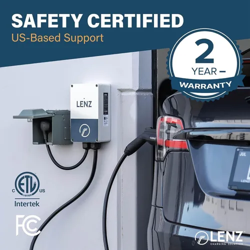 Vista 2 de LENZ Caja de toma de corriente de 50 amperios, 125/250V, NEMA 14-50, receptáculo cerrado resistente a la intemperie para exteriores, certificado