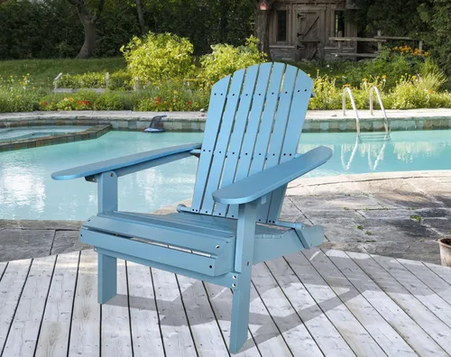 Vista 12 de Silla plegable Adirondack, silla de césped resistente a la intemperie, sillas modernas para fogatas al aire libre, sillas para patio, césped, Negro