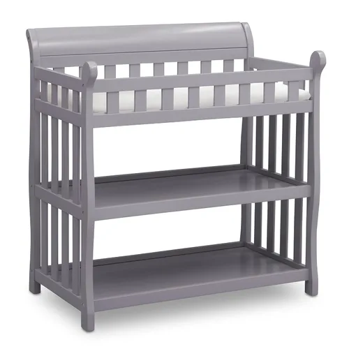 Vista 11 de Delta Children Eclipse - Cambiador con almohadilla, color Espresso Cherry