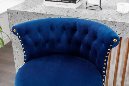 Vista 13 de DSHADE Juego de 2 taburetes de bar giratorios vintage, taburetes de bar tapizados de terciopelo, sillas de bar ajustables con altura de mostrador