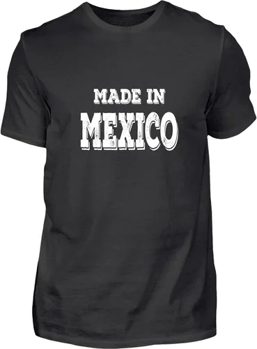 Pretty Made in Mexico Present - Perfect Born in Mexico Shirt for Men and Women Nr1299 Black