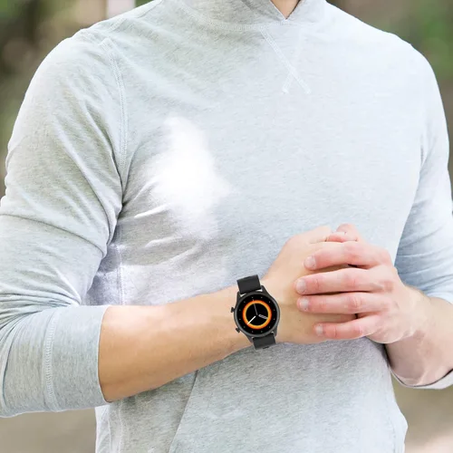 Vista 6 de FitTurn Correa compatible con Huawei Watch 4 3 Pro/GT 5 1.811 in/GT 4 3 2 1.811 in/GT Active/GTR 4 Pro Watch 0.866 in Correa de silicona de repuesto