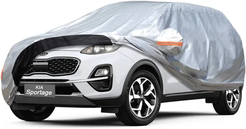 Vista 23 de GUNHYI Funda para SUV de 6 capas con ajuste personalizado para BMW X1 (2010-2025) Impermeable para todo tipo de clima, protección resistente