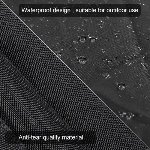 Vista 5 de Funda para carro de jardín, impermeable, a prueba de polvo, cubierta de lluvia, plegable para exteriores para carrito de carro, accesorios de carro
