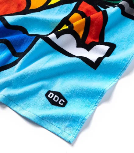 Vista 3 de LEUS Toalla de playa ecológica – 100% algodón certificado de origen sostenible, suave, súper absorbente, secado rápido, para playa, piscina