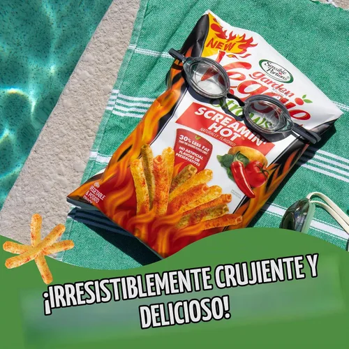 Vista 7 de Sensible Portions Paquete variado de pajitas dulces y saladas, pajitas de manzana y pajitas vegetarianas de sal marina, bolsa de 0.75 onzas