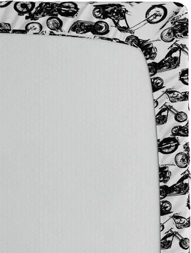 Vista 4 de Ambesonne - Sábana bajera ajustable multicolor, en colores y tres tamaños, Tela, Negro (Charcoal Black), gemelo