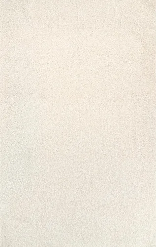 Vista 5 de nuLOOM Marlow - Tapete suave y lanudo lavable a máquina, 4 x 6 pulgadas, color blanco