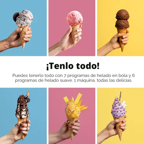 Vista 5 de Ninja CREAMi - Máquina para hacer helados, postres suaves para servir, sorbete, batidos, yogur helado y más, programas 13 en 1, incluye mango y dos