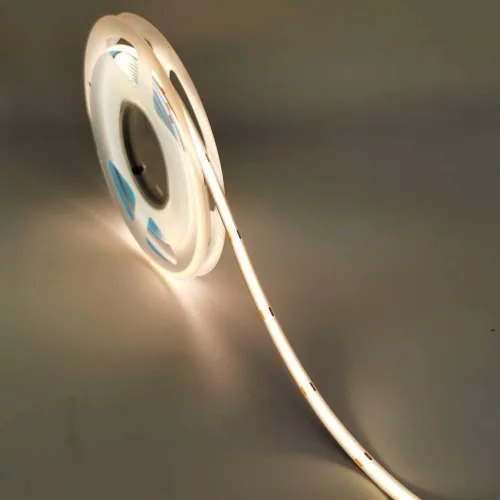 Vista 5 de Tira LED COB de 24 V CC de alta densidad, flexible, chips CRI 90, cálido, natural, fresco, 3000 K, 4000 K, 6000 K, luces blancas, cinta de 16.4 ft