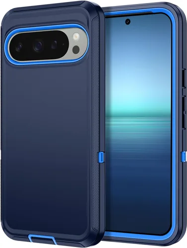 Vista 29 de I-HONVA Funda para Google Pixel 7 a Prueba de Golpes/Polvo/Caídas de 3 Capas con Protección Completa del Cuerpo [Sin Protector de Pantalla] Funda