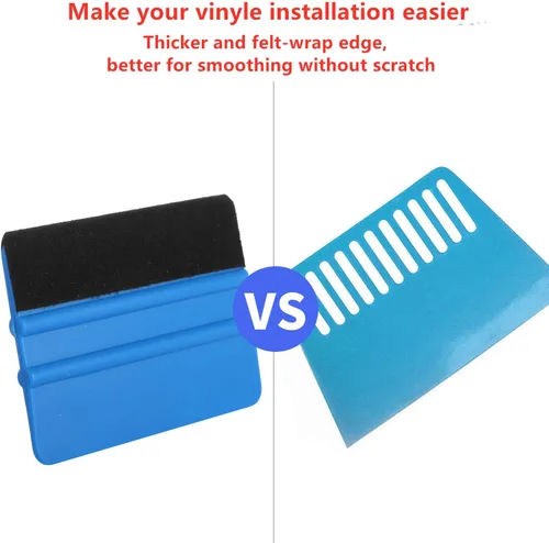 Vista 3 de GISSVOGEEK Herramientas de tintado de película para ventana de automóvil, kit de envoltura de vinilo, kit de herramientas de tinte de ventanas, kit