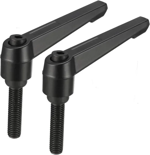 Vista 16 de uxcell - Juego de 2 tiradores ajustables de rosca macho para palanca de sujeción, botón de arrastre