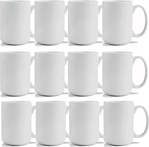 Vista 13 de TANGLONG Tazas de sublimación de 15 onzas, tazas de café a granel, tazas para sublimar, 6 colores surtidos, juego de 12