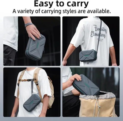 Vista 4 de Osmo Pocket 3 - Funda de transporte portátil para almacenamiento de viaje para DJI OSMO Pocket 3 Creator Combo Accesorios, bolsa de transporte