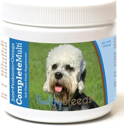 Vista 315 de Healthy Breeds Cavalier King Charles Spaniel - Multivitamínico todo en uno, completo con probióticos, glucosamina, condroitina y omegas, 60