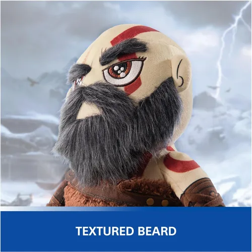 Vista 4 de PlayStation God of War Ragnarök Kratos 10-Inch Collector Plush
