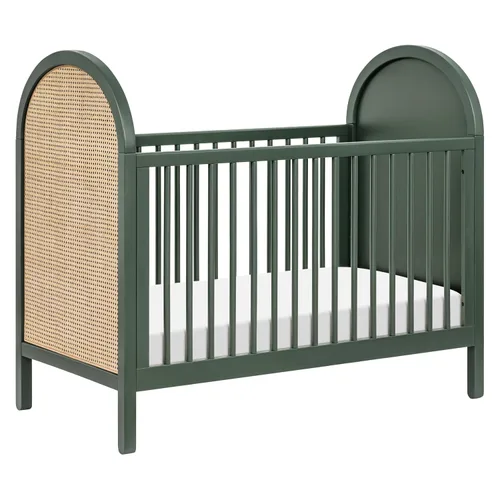 Babyletto Bondi Cane - Cuna convertible 3 en 1, color verde bosque