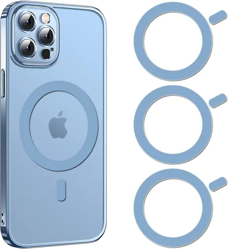 Vista 12 de COJOC 3 calcomanías de anillo Magsafe, adaptador de conversión magnético universal compatible con accesorios de carga inalámbrica para iPhone
