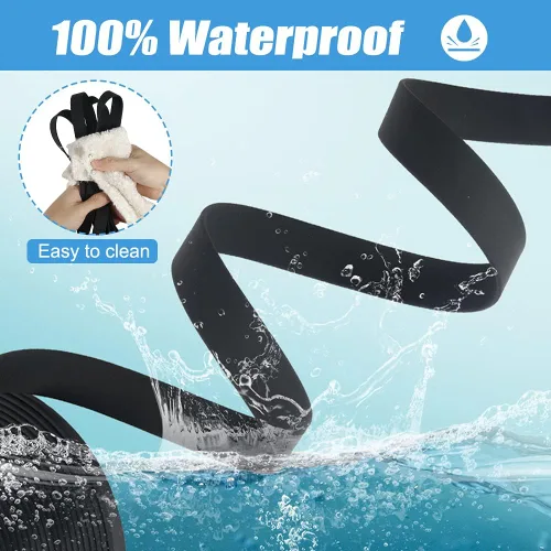 Vista 2 de Vivifying Correa impermeable para perro, correa de entrenamiento para perros de 20 pies, correa duradera con revestimiento de PVC, correa larga