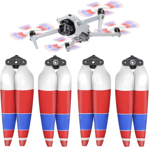 Vista 11 de Air 3 / Air 3s Hélices de bajo ruido para DJI Air 3 Cámara Control remoto Drone RC Accesorios Reemplazo de accesorios de repuesto