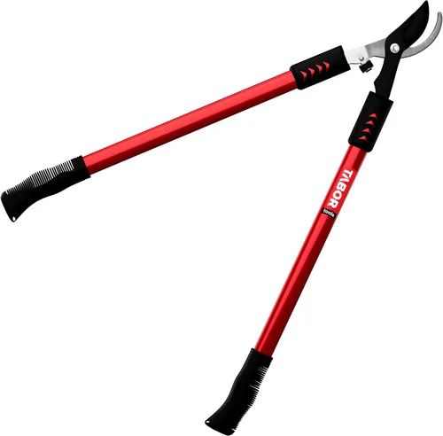 Vista 10 de Tabor Tools GG11 - Tijera jardinera bypass de acción compuesta, profesional, corta ramas gruesas con facilidad, capacidad de corte limpio de 1 3/4