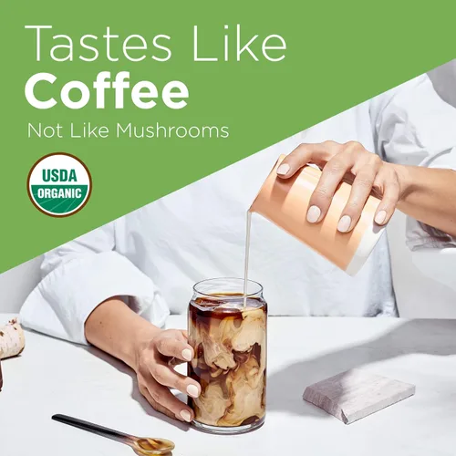 Vista 7 de Cuatro mezclas de bebidas de hongos Sigmatic con Reishi y Cordyceps Cacao caliente y café instantáneo en polvo