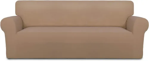 Vista 63 de PureFit Funda súper elástica para sofá reclinable con bolsillo, funda de sofá suave y antideslizante de elastano, lavable, protector de muebles