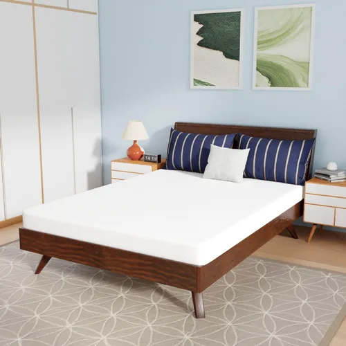 Vista 75 de PayLessHere Colchón de espuma viscoelástica de gel refrescante de carbón de bambú, 8 pulgadas, certificado CertiPUR-US, transpirable, alivio