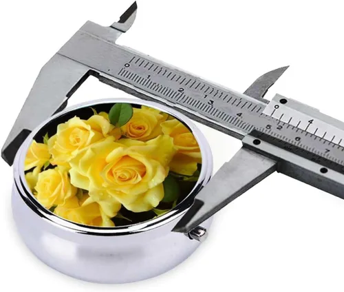 Vista 4 de Yellow Rose Print Round Pill Box 3 Compartment Medicine Pill Case Portable Pill Container for Daily Medicine Supplement Vitamin