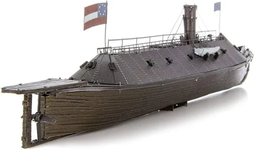 Vista 3 de Metal Earth Fascinations Premium Series Monitor & Merrimack Kit de modelo de metal 3D