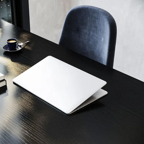 Vista 5 de Coleshome - Escritorio para computadora de 32 pulgadas, escritorio moderno de estilo simple para oficina en casa, escritorio estudiantil, color negro
