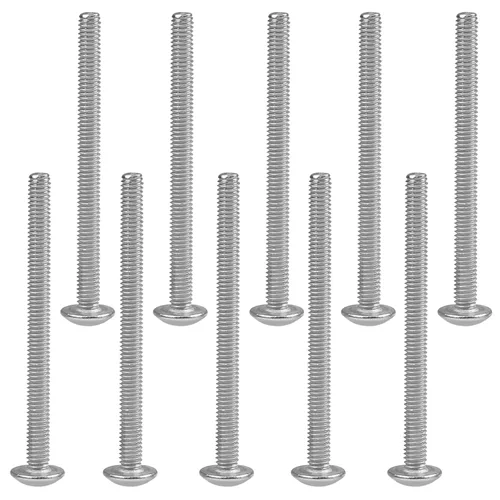 Vista 14 de MroMax Tornillos de máquina M2.0.197 x 0.157 in Tornillos Phillips Cross Truss Head Tornillo 304 Pernos de sujeción de acero inoxidable 15pcs