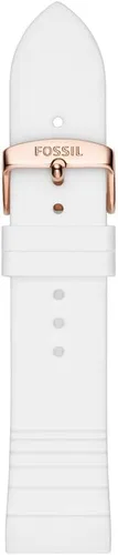 Fossil - Correa de reloj intercambiable de silicona y acero inoxidable