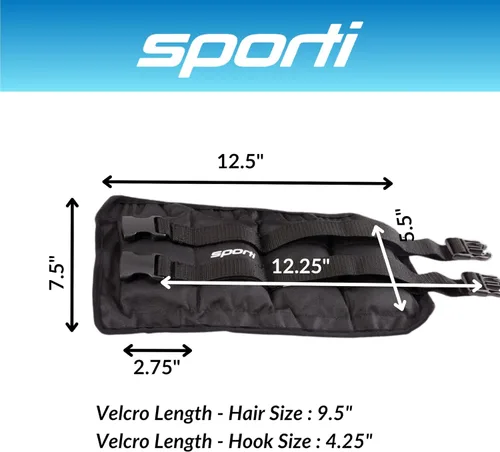 Vista 4 de Sporti Fitness Ankle Weights - Water Ankle Weights for Aqua Belt Pool Exercise, Comfortable Fit