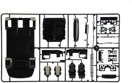 Vista 6 de イタレリ(ITALERI) 3631S 1:24 Jaguar XJ 220 Edificio, fabricación de modelos de soporte, manualidades, afición, pegado, kit de plástico, detallado, verde