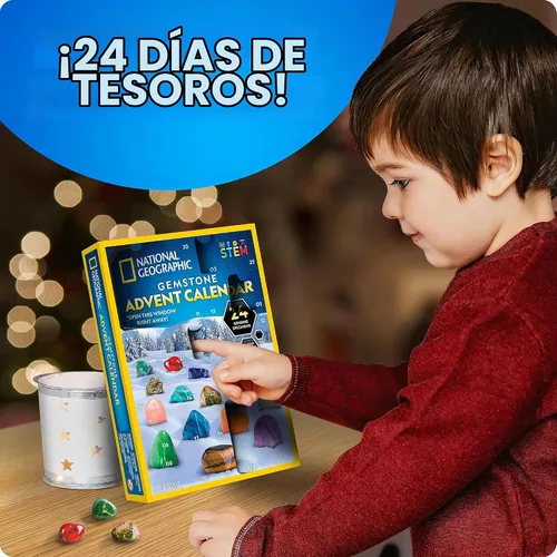 Vista 2 de National Geographic - Calendario de Adviento de piedras preciosas 2026