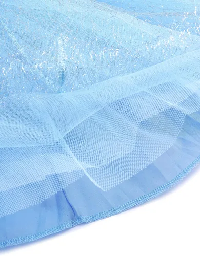 Vista 9 de DOCHEER Disfraz de princesa para niñas pequeñas vestido de fiesta de cosplay 2-12 T