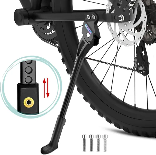 Vista 9 de Soporte para bicicleta de 0.709 in con espacio de agujeros para bicicleta de montaña, soporte trasero para bicicleta de bicicleta de 24 pulgadas