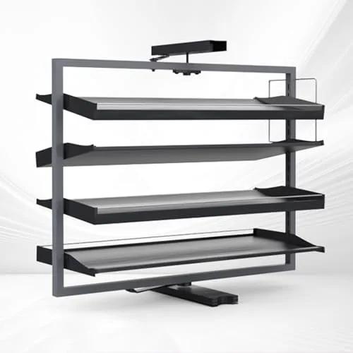 Vista 8 de 360° Rotating Shoe Organizer - Stylish Hidden Shoe Cabinet, Space-Saving Shoe Rack for Entryway, Living Room & Hallway - Modern Storage Solution