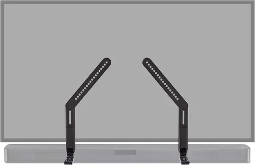 ECHOGEAR Soporte de montaje de barra de sonido para debajo del televisor, altura y profundidad ajustables para máxima compatibilidad entre TV y