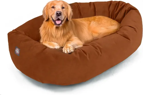 Vista 30 de Majestic Pet Cama para perros pequeños, de 24 pulgadas, mezcla de espuma viscoelástica triturada, de gamuza triturada, lavable, de 24 x 19 x 7